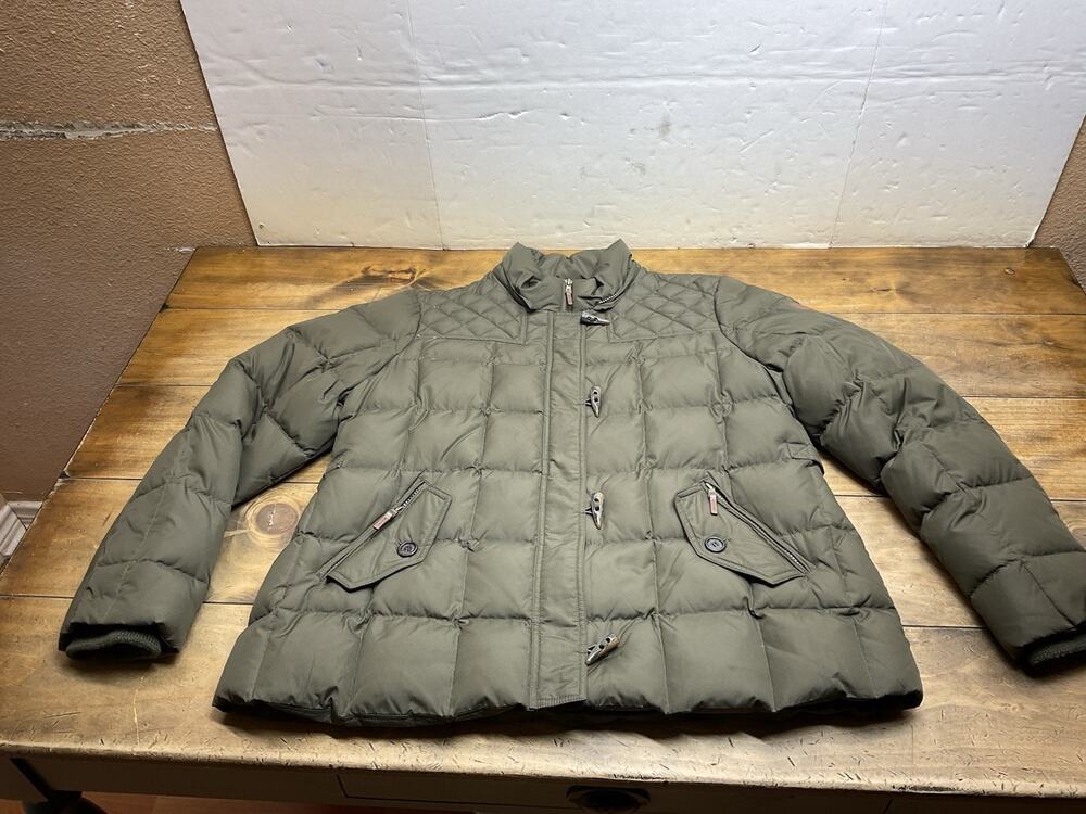 Lauren Ralph Lauren Womens Toggle Quilted Down Puffer Jacket Coat Size 2XL